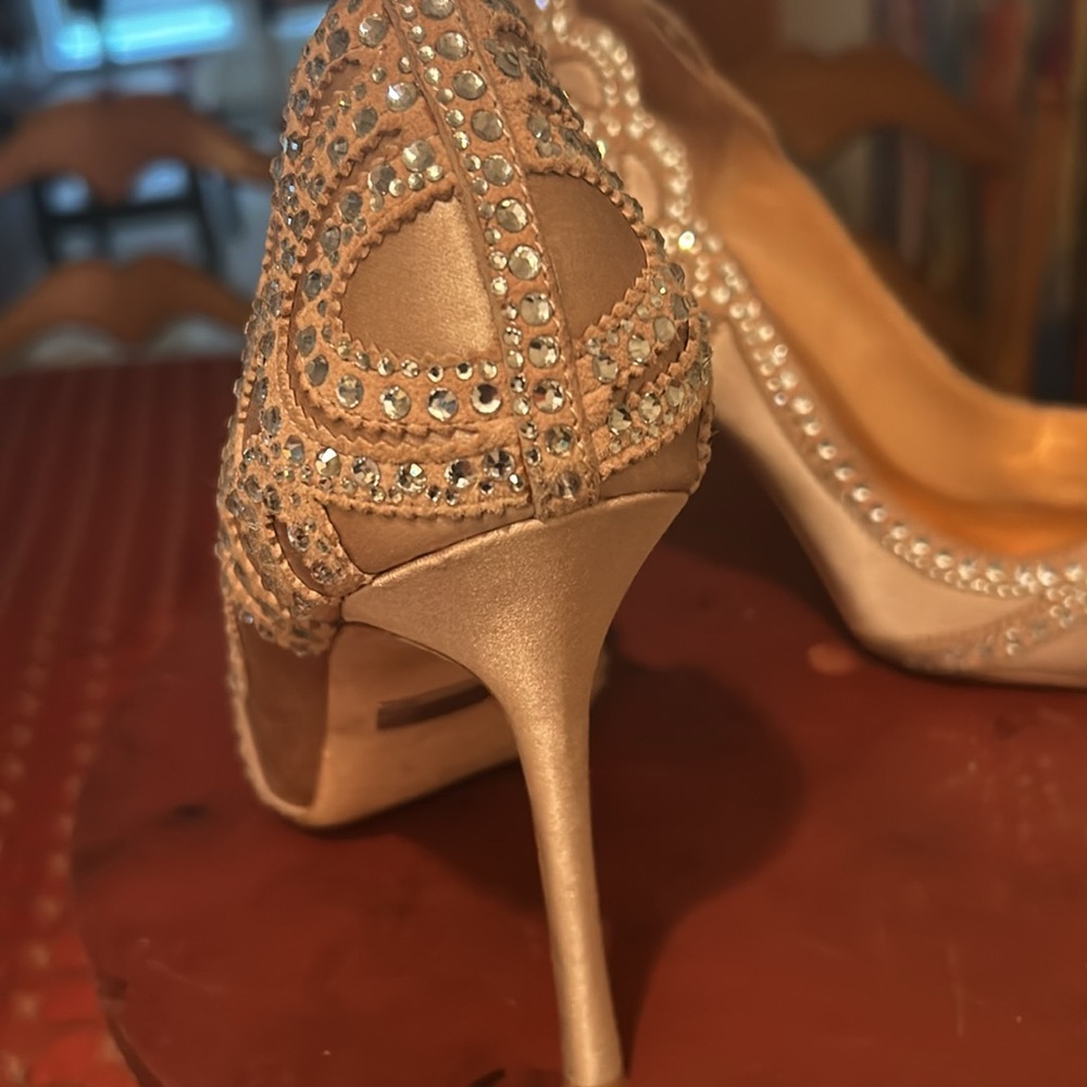 Elegant Rhinestone Embellished Heels